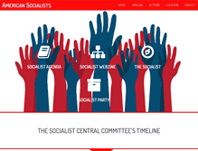 Tablet Screenshot of americansocialists.us