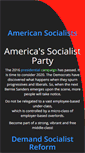 Mobile Screenshot of americansocialists.info