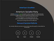 Tablet Screenshot of americansocialists.info